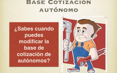 Recordi que té de termini fins al 31 d’octubre de 2017 si vol canviar la quantia de la seva cotització com a autònom